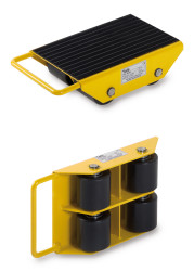 Wózek do skrzynek, Stal, obc.: 5t, szer.: 210mm, dł.: 415mm