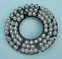 MODUŁ OŚW.IR 72-DIODY 12V 77mm 50mb