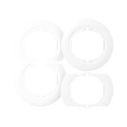 ELSO WDE011501 Przełącznik ścienny ELSO WDE011501 ramka końcowa biała Renova 1 szt.