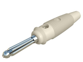 Złącze bananowe Męski Śruba Biały 16A Hirschmann Test & Measurement rozmiar 4 mm