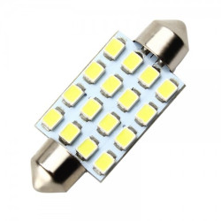 LED C5W 12V 0,7W BIALA 16X41MM