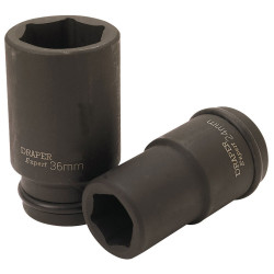 Draper Expert 71883 24mm 3/4&quot; Square Drive 6 Point Hub Nut Socket