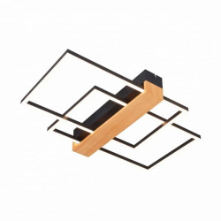 Nowoczesna lampa sufitowa MINAR z drewnianym elementem, LED 39W barwa ciepła- C230624202A Zuma Line