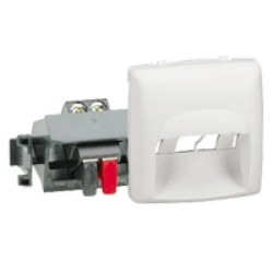 OTEO Gniazdo głosnikowe białe 086139