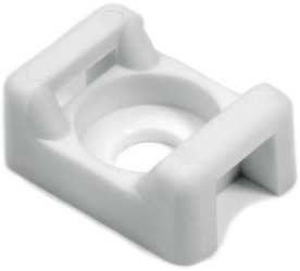 Mounting base, PA, white, (L x W x H) 14.7 x 9.4 x 6.9 mm, 151-30404
