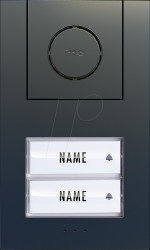 41191 Audio outdoor station, 2-family house, anthracite