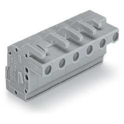 WAGO 732-116/026-000 Female MCS-MIDI 16P 7.5mm Latched Angled Opposite0