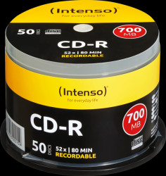 1001125 Intenso CD-R 700 MB/80 min, 50x