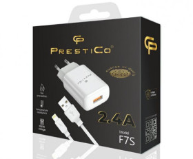 LAD.SIEC.USB+LIGTNING 2,4A F7S PRESTICO