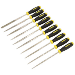 Siegen S0896 Diamond Needle File Set 10pc 100mm