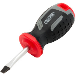 Draper 13383 Slotted Soft Grip Screwdriver, SL5.5 x 38mm