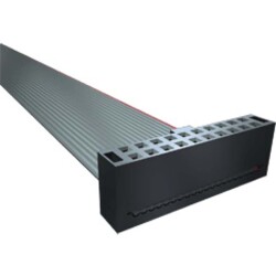 Samtec Gniazdo PCB HCSD 40 -pinowe 2-rzędowe raster: 2.54 mm Swobodne zawieszanie Gniazdo IDC Pionowy