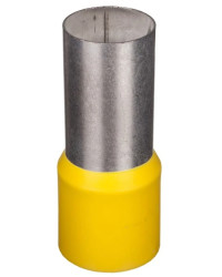 Końcówka tulejkowa izolowana TI 150mm2/32mm żółta cynowana TI150L32x25