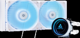 CLC-240-RGB-W CHIEFTEC Iceberg White 240 AiO water cooling, ARGB, white
