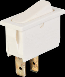 01831.3311-03 Rocker switch ON - OFF, 1-pin, white