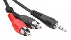 PRZEWOD JACK 2*RCA 7.5M 01678