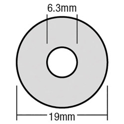ForgeFix TFW1663 TechFast Bonded EPDM Washer 6.3 x 16mm Box 100