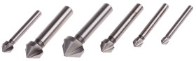 Zestaw rozwiertaków Dormer śr. głowicy: 6.3 - 20.5mm kąt: 90° l. żłobków: 3 HSS