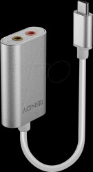 42711 Adapter, USB-C™ connector -&gt; 2x jack socket
