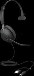 24189-899-799 Headset, Jabra Evolve2 40 SE, USB C/A, MS, Mono