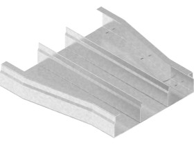 Redukcja kanału RKNt240/190H28 trzytorowa grubość blachy 1,0mm 522324 BAKS