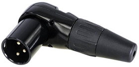 Rean AV RC3MR-B Złącze męskie XLR złącze męskie kątowe Ilość styków: 3 1 szt.