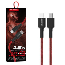 KABEL USB C PD 3,6A 1M 18W SOMOSTEL