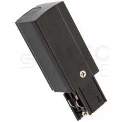 SPS 2 Zasilanie końcowe prawe P-R IP20 do szynoprzewodu oświetleniowego natynkowego 3F 230V czarny SPECTRUM LED