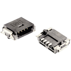 Erni 244837 Edge Connector 12 Pins 2 Rows Tape on Full Reel 1 piece(s)