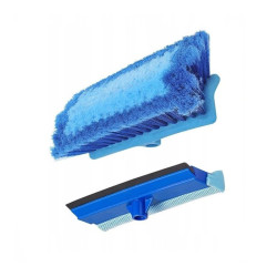 Szczotka + ściągaczka do mycia (do kija teleskopowego)