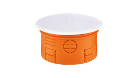 Puszka Podtynkowa 80Mm Z Pokrywą Pomarańczowa Z80kf 33073008 /30Szt./