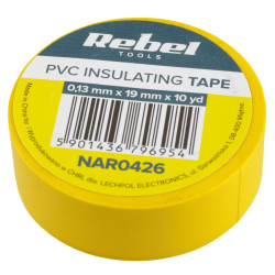 Taśma izolacyjna 19mm x 9,14m ŻÓŁTA
