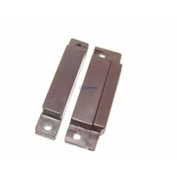 Czujnik kontaktronowy boczny brązowy