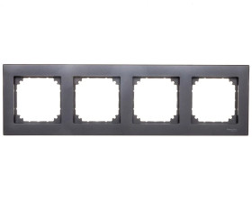 Merten M-Plan Ramka poczwórna antracyt MTN486414