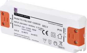 TRU COMPONENTS TC-YSL100F-1208330 Transformator LED Stałonapięciowy 100 W 8.33 A 12 V/DC Możlowość stosowania w meblach,
