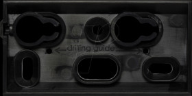 CBWM-10BK Universal Wall Mount, black