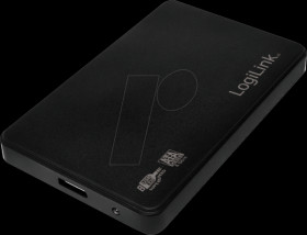 UA0256 2,5" Extern. Encl. USB 3.0, screwless, black