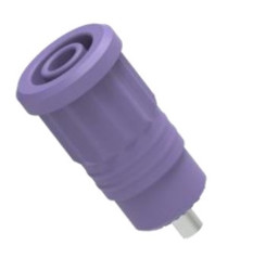 Gniazdo bananowe Żeński Wciskana Niebieski 25A Electro PJP rozmiar 4 mm