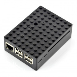 Pi-Blox - obudowa Raspberry Pi Model 3B+/3B/2B - czarna