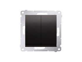 SIMON 54 Wyłącznik podwójny antracyt do wersji IP44 DW5B.01/48 KONTAKT SIMON