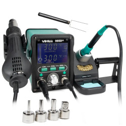 Stacja lutownicza Yihua 995D+ 720W 2w1 HotAir + Kolbowa 100-480°C