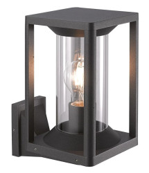 Kinkiet zewnętrzny Porto M1931, E27 max 15W, IP65, kolor czarny, 0438621