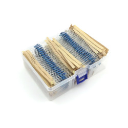 Zestaw rezystorów THT 2600szt. 1Ω-1MΩ 1% 1/4W