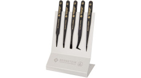 Pinceta z wymiennymi końcówkami dł. całkowita 120 mm Bernstein antymagnetyczna ESD Plastik