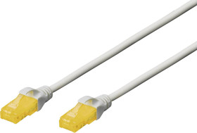 kabel LAN Digitus DK-1613-A-005, 1 szt., RJ45, CAT 6a, U/UTP, 0.50 m, szary