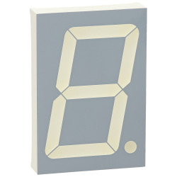 Kingbright SC23-12EWA Numeric Red 7-Segment LED Display Cathode