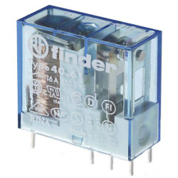 Finder 40.61.7.012.4001 Relay PCB Mount 250V AC 400V AC Plug-In 1 piece