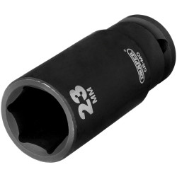 Draper 20192 Hi-TORQ® Deep Impact Socket, 1/2" Sq. Dr., 23mm