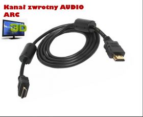Przyłącze kabel HDMI-HDMI Kanał zwrotny AUDIO ARC (5m)