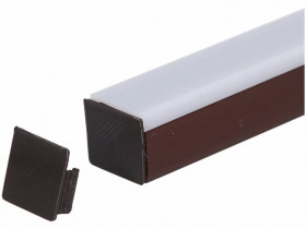 Zaślepka PCV Max Up brązowa